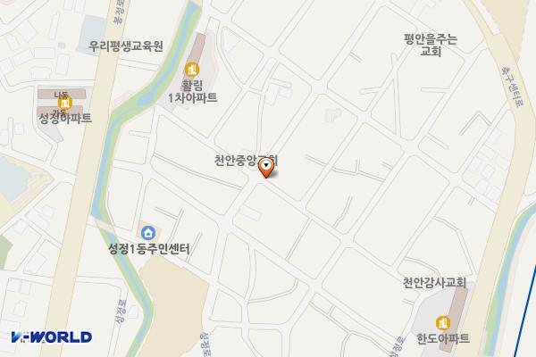 성정 제5 공영주차장 위치 지도 — 충청남도 천안시 서북구 선영7길 18-10