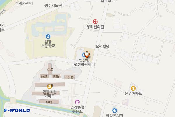 입장면 행정복지센터 위치 지도 — 충청남도 천안시 서북구 입장면 입장로 129