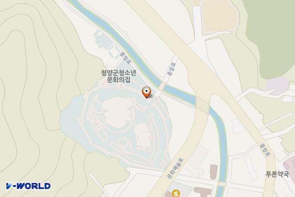 청양군 문화예술회관 위치 지도 — 충청남도 청양군 청양읍 문화예술로 187