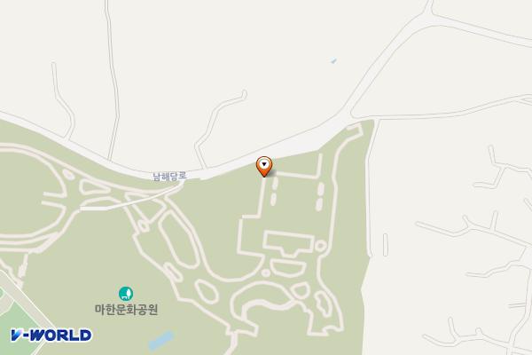 마한문화공원 위치 지도 — 전남광주통합특별시 영암군 시종면 옥야리 526