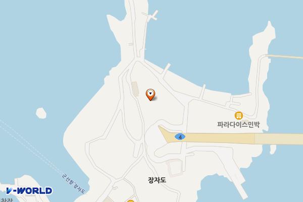 장자도공영주차장 위치 지도 — 전북특별자치도 군산시 옥도면 장자도리 12-1