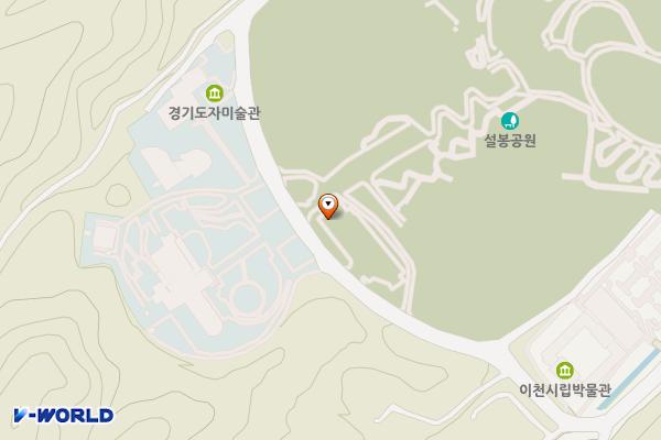 설봉공원주차장 제2주차장 위치 지도 — 경기도 이천시 관고동 397-1