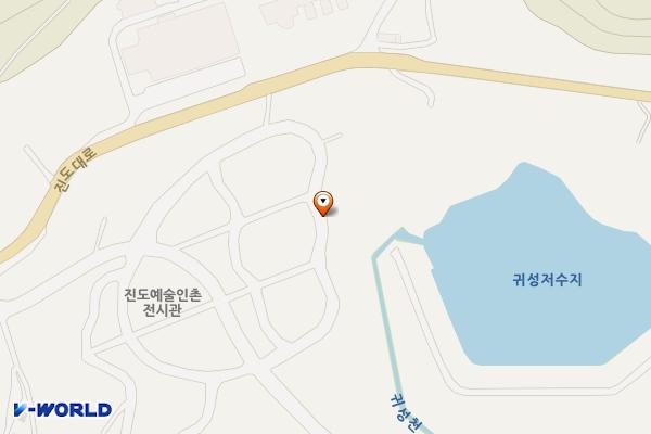아리랑마을관광지 주차장 위치 지도 — 전남광주통합특별시 진도군 임회면 아리랑길 19-1