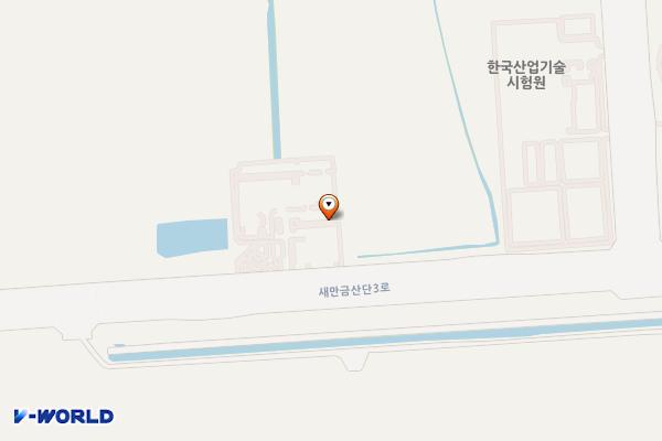 새만금 에너지산업융복합단지 종합지원센터 위치 지도 — 전북특별자치도 군산시 새만금산단3로 33