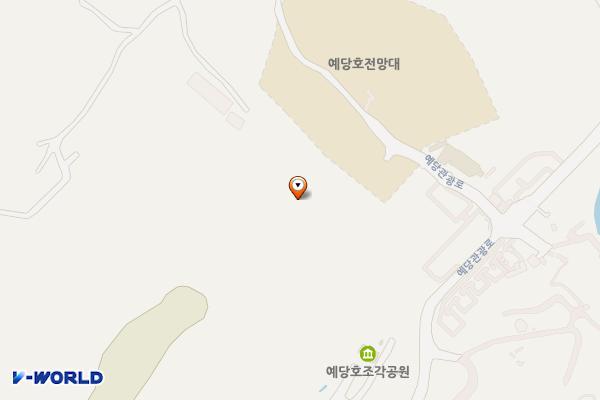 예당관광지 7주차장 위치 지도 — 충청남도 예산군 응봉면 후사리 136-1