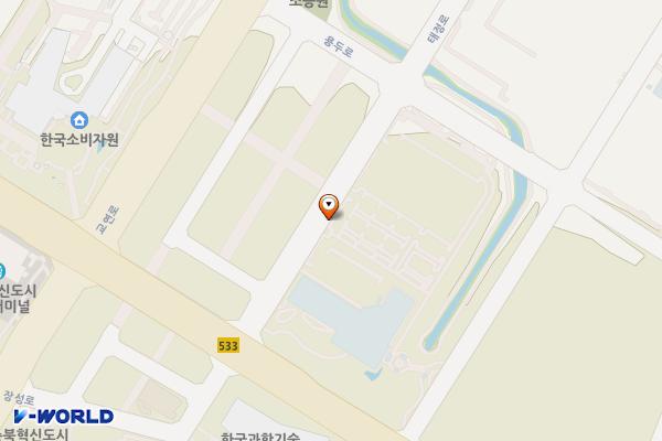 한국고용정보원 별관 위치 지도 — 충청북도 음성군 맹동면 태정로 6