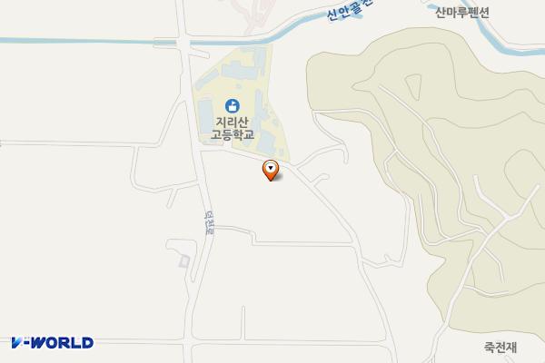 저호마을주차장 위치 지도 — 경상남도 산청군 단성면 호리길 52