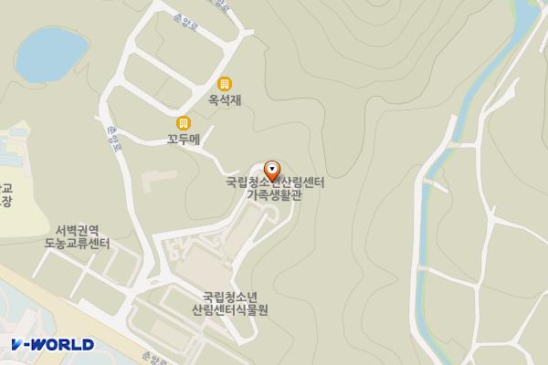 국립청소년미래환경센터 위치 지도 — 경상북도 봉화군 춘양면 춘양로 1466