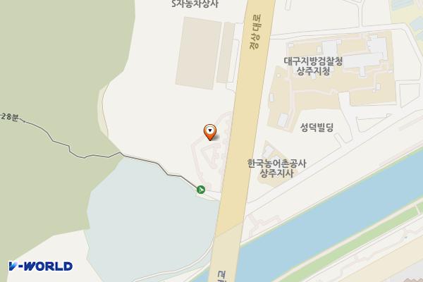 만산공원 공영주차장 위치 지도 — 경상북도 상주시 경상대로 3137