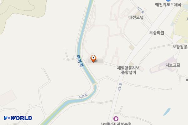 지보면 어울림마당 주차장 위치 지도 — 경상북도 예천군 지보면 지보로 222