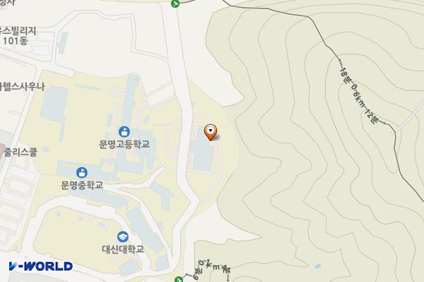 대신대학교 주차장 위치 지도 — 경상북도 경산시 경청로222길 33-10