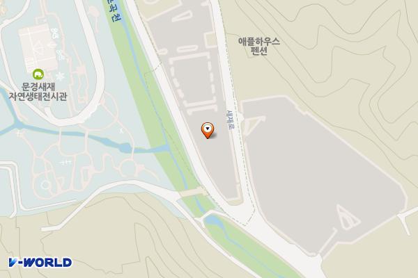 문경새재 도립공원 제3주차장 위치 지도 — 경상북도 문경시 문경읍 하초리 242