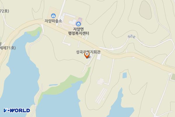 성곡리 행복커뮤니티센터 위치 지도 — 경상북도 영천시 자양면 포은로 1640