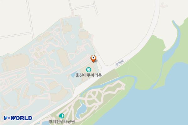 울진왕피천케이블카 위치 지도 — 경상북도 울진군 근남면 엑스포로 25