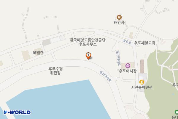 후포한마음광장 공영주차장 위치 지도 — 경상북도 울진군 후포면 울진대게로 169-65