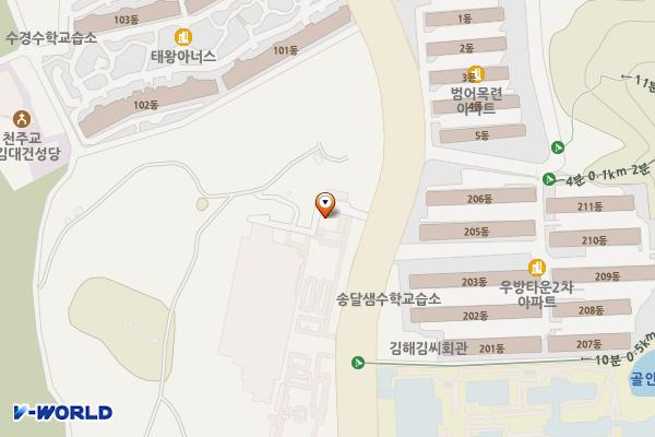 국립대구박물관(북문 주차장) (2) 위치 지도 — 대구광역시 수성구 청호로 321