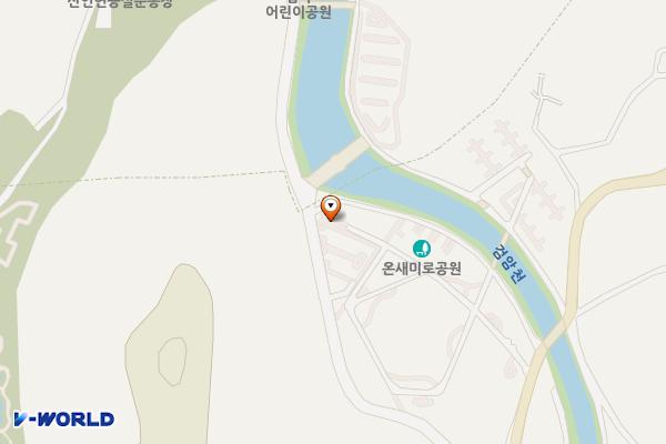 온새미로 공원 1 위치 지도 — 경상남도 함안군 산인면 입곡길 205
