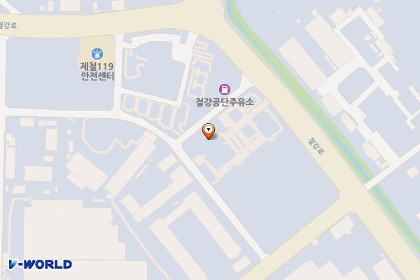 포항시 호동근로자종합복지관 위치 지도 — 경상북도 포항시 남구 철강로 388