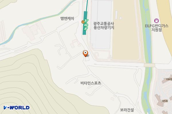 녹동경로당 주변 공영주차장 위치 지도 — 전남광주통합특별시 동구 월남동 267-1