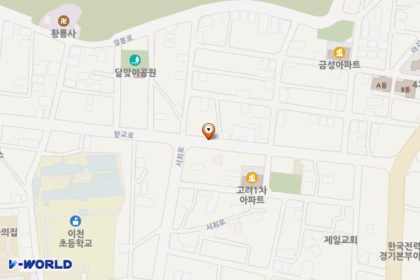 송정동 노상주차장 위치 지도 — 경기도 이천시 송정동 321-2