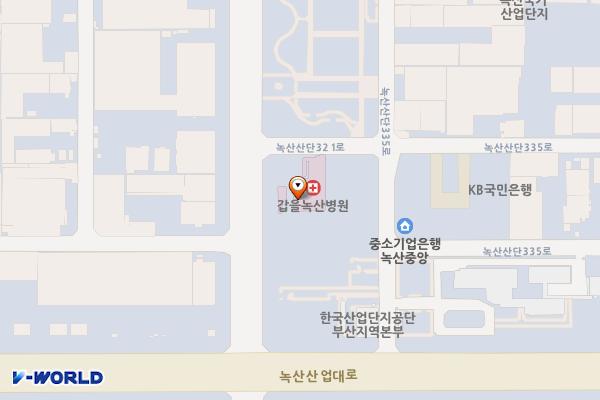 부산 한국산업단지공단 위치 지도 — 부산광역시 강서구 녹산산단321로 24-8