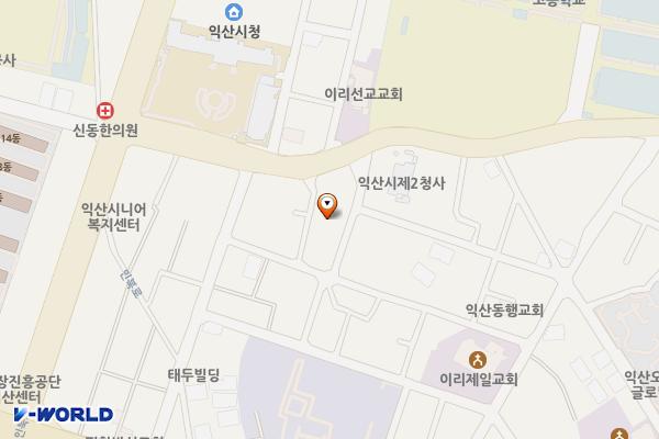 익산시청 제2주차장 위치 지도 — 전북특별자치도 익산시 선화로45길 7