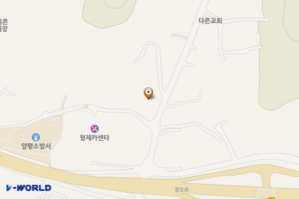 양평 옥불사(삼보사) 위치 지도 — 경기도 양평군 양평읍 백운길 144-12