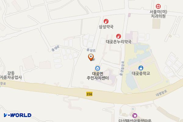 김포 대곶문화복지센터 위치 지도 — 경기도 김포시 대곶면 율생로 83-23