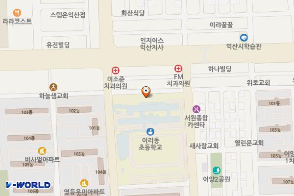 익산 영등동 공영주차장 위치 지도 — 전북특별자치도 익산시 영등동 859