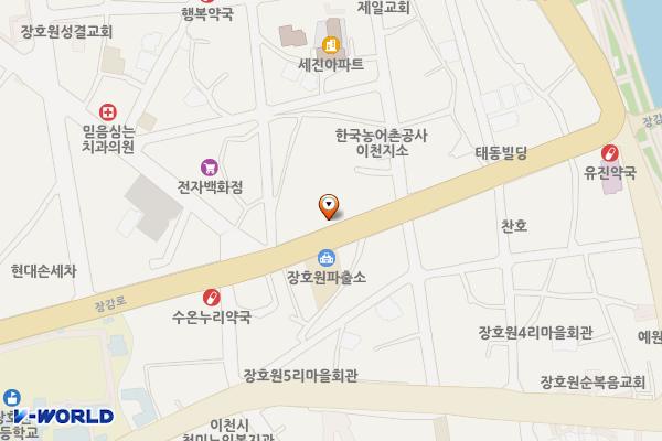 장호원노상주차장(11개소) 위치 지도 — 경기도 이천시 장호원읍 장감로 71