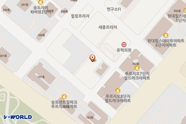 인천 송도글로벌아케이드 위치 지도 — 인천광역시 연수구 컨벤시아대로130번길 20