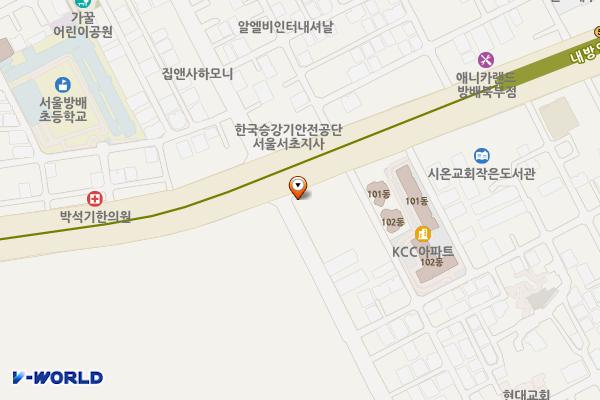서울 방배 호산타워 위치 지도 — 서울특별시 서초구 서초대로 72