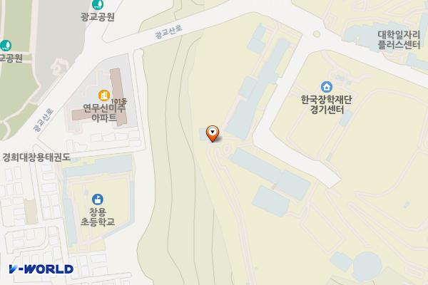 경기대학교 진리관기계실 위치 지도 — 경기도 수원시 영통구 광교산로 154-42