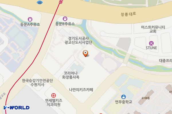 수원 광교농우바이오 충전소 위치 지도 — 경기도 수원시 영통구 센트럴타운로 114-8