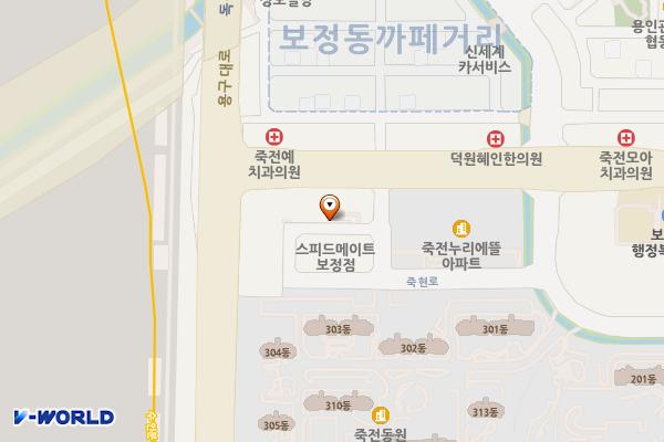아이원프라자 위치 지도 — 경기도 용인시 기흥구 죽현로 8-20