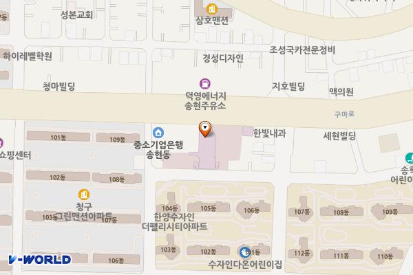 대구세강병원 위치 지도 — 대구광역시 달서구 구마로 220