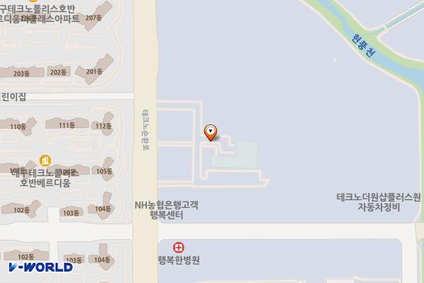 모빌리티기술혁신센터 위치 지도 — 대구광역시 달성군 유가읍 테크노순환로 356