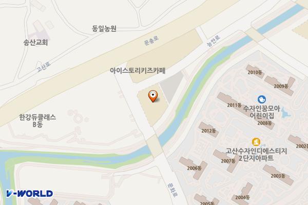 고산크라우드오피스텔 위치 지도 — 경기도 의정부시 문화로 9