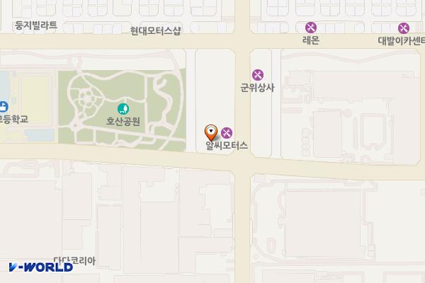 성서현대정비센터 급속 위치 지도 — 대구광역시 달서구 달서대로109길 58