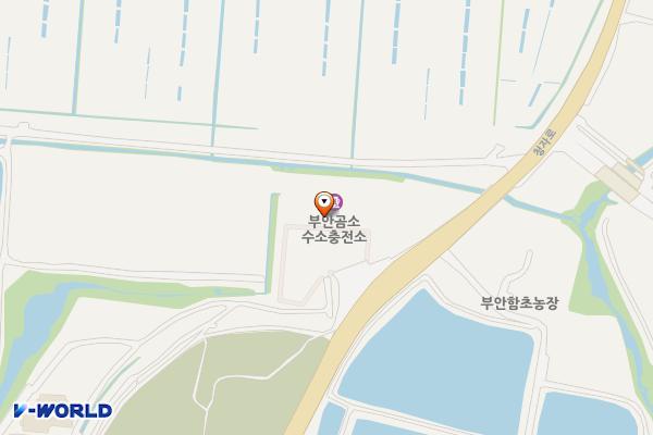 곰소염전 스마트복합쉼터 위치 지도 — 전북특별자치도 부안군 진서면 곰소리 2-2