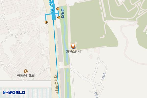 워터 과천 렛츠런파크 위치 지도 — 경기도 과천시 주암동 685-49
