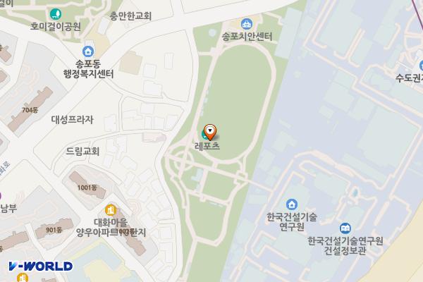 워터 고양 대화레포츠공원 위치 지도 — 경기도 고양시 일산서구 대화로 166