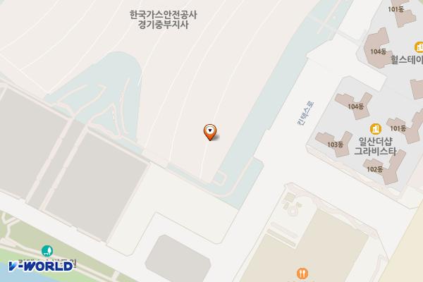 워터 킨텍스 제2전시장 위치 지도 — 경기 고양시 일산서구 킨텍스로 217-59
