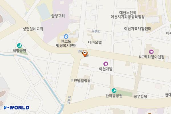 관고사거리(구.세무서) 위치 지도 — 경기도 이천시 설봉로 62
