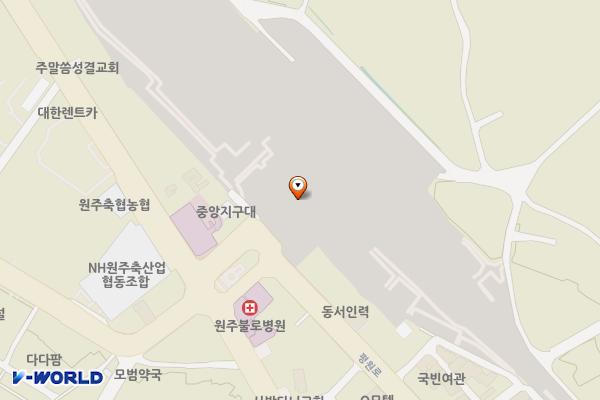 워터 구원주역공영주차장 위치 지도 — 강원특별자치도 원주시 학성동 357-18