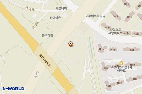 워터 유니클로 원주 위치 지도 — 강원특별자치도 원주시 무실동 630-3