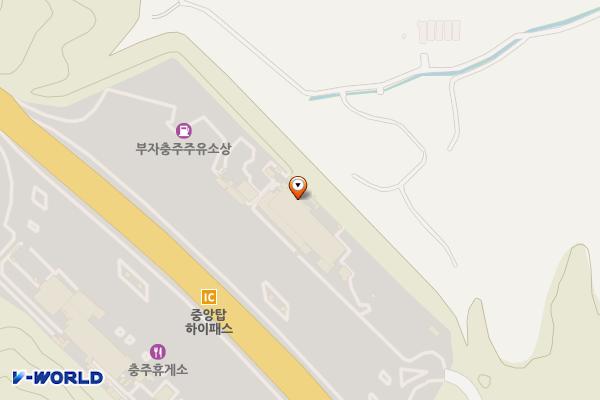 워터 충주휴게소 양평방향 위치 지도 — 충청북도 충주시 중앙탑면 중부내륙고속도로 230