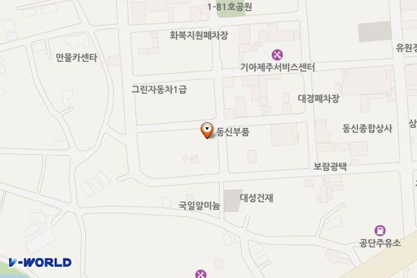 워터 제주 우진운수 위치 지도 — 제주특별자치도 제주시 선반로4길 26