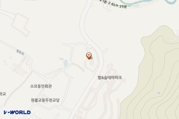 워터 동두천 소요별앤숲테마파크 제2주차장 위치 지도 — 경기도 동두천시 상봉암동 산21-3