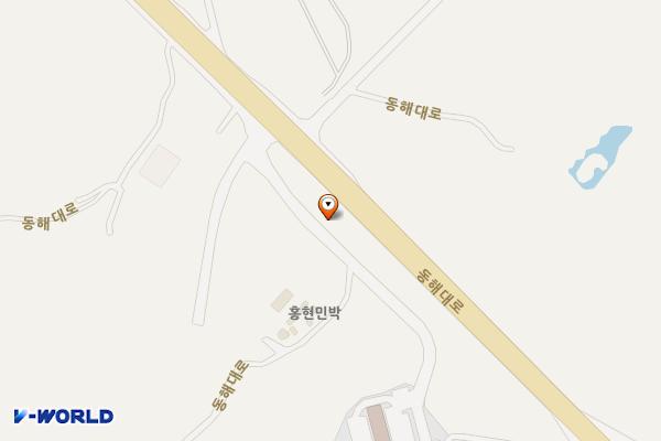 워터 양양 서피비치 위치 지도 — 강원특별자치도 양양군 현북면 동해대로 1631